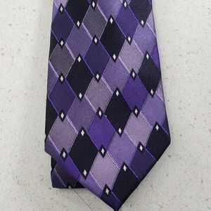 Purple Diamond Prints Arrow USA 1851 Necktie